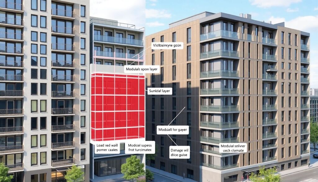 Городские ландшафты и фасады: эстетика и безопасность - иллюстрация