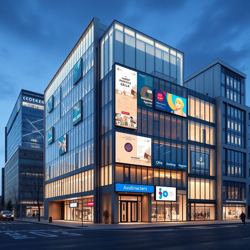 Архитектура и интернет: современные коммуникационные фасады и их влияние на города