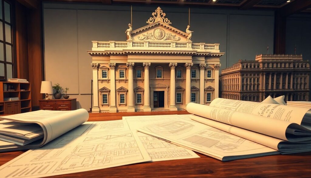 Ампир и неоклассицизм: возрождение величия в архитектуре - иллюстрация