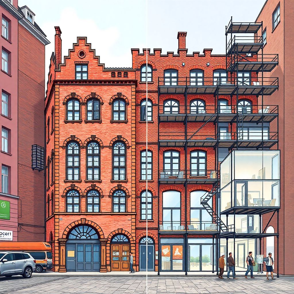 Реконструкция и адаптация исторических зданий под современные нужды: ключевые принципы