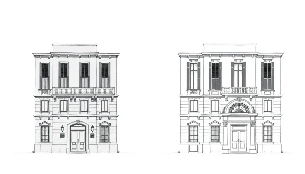 Итальянское возрождение стилей: вобрана лига в фасадных решениях - иллюстрация