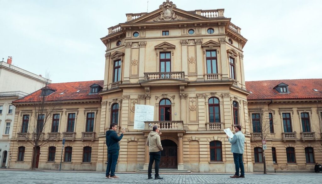 Оформление исторических интерьеров и их связь с фасадами - иллюстрация
