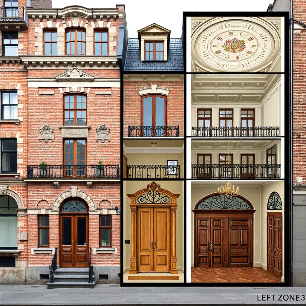 Оформление исторических интерьеров и их связь с фасадами зданий